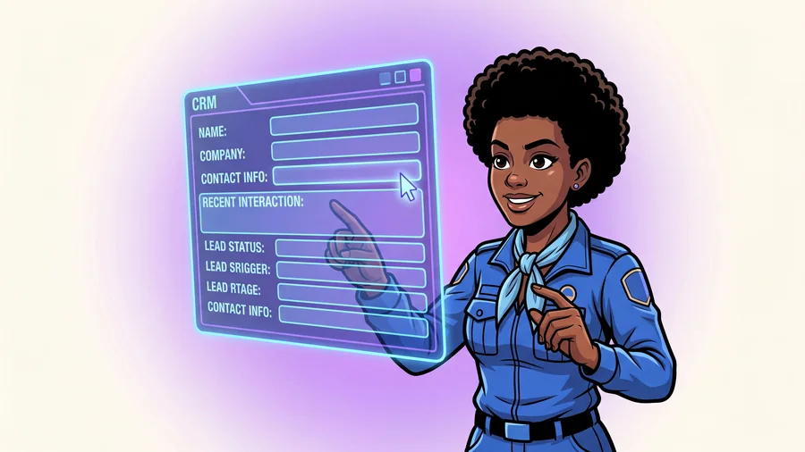 Scout supervise l'écriture dans le CRM